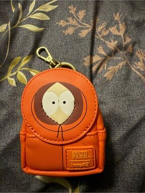 Loungefly Orange South Park Kenny Mini Belt Bag Keychain